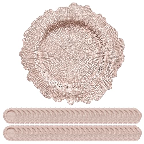 YJYQHYX 50 Pack Charger Plates 13 YJYQHYX 50 Pack Charger Plates 13