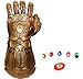 Guanto Avengers con luci LED Guantele Thanos Avengers 4 Final Game Iron Man Infinity Gauntlet Hulk Thanos Capitan America Thor Cosplay Aldult