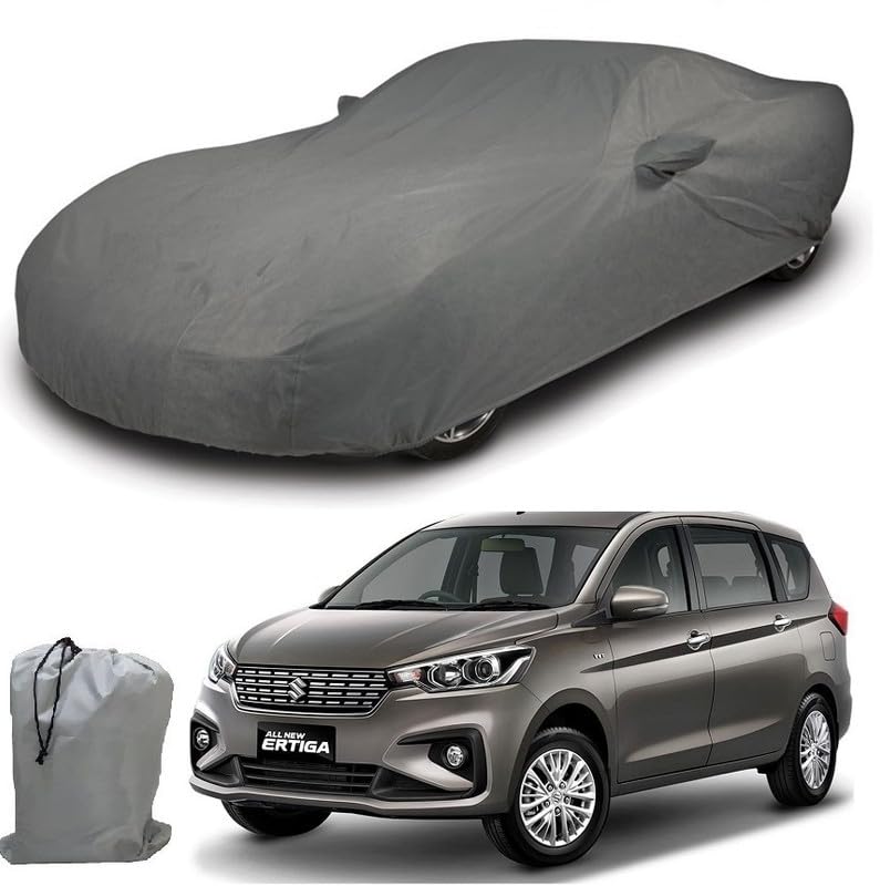 Image of ARCUATE Triple Layer Custom fit Car Body Cover for Maruti Suzuki Ertiga New |Top Layer Dustrproof | Middle Layer Waterproof | Bottom Layer Scratch Protection | Outdoor Indoor Fabric