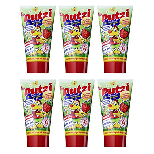 Putzi Erdbeere Zahncreme 50ml, 6er Pack (6x 50ml)