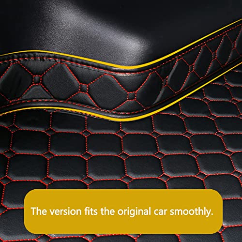 Tapis de coffre en cuir marron luxe pour Discovery Sport 7 places - 4
