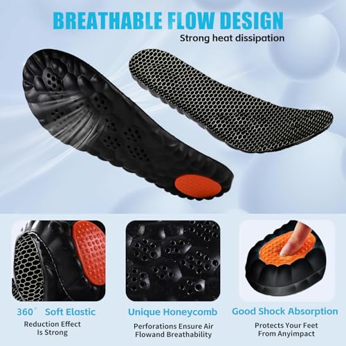 Image of 4D Cloud Steppers Insoles for Men and Women, Work Boot Cushioning Inserts