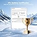 Real Relax Commercial Ice Machine 440LBS/24H, ETL Approved Industrial Ice Maker Machine with 330 LBS Storage Bin, Ice Scoop, Auto Self-Cleaning, LCD Display for Restaurant Bar Café