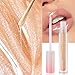 Lip Plumper Lip Gloss With H.A, Natural Lip Plumper with Glittering and Lip Care Serum, Lip Enhancer for Fuller, Lip Mask, Beautiful Fuller, Hydrating & Reduce Fine Lines