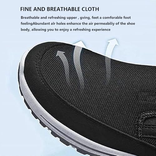 Men's Arch Support Slip-On Canvas Loafers, Casual Outdoor Shoes,Lightweight Orthopedic Sneakers for Hiking & Walking4