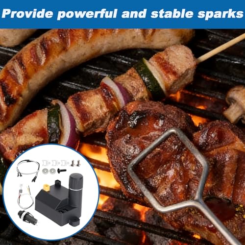 Image of SafBbcue 7642 Grill Igniter Replacement Igniter Kit for Weber Spirit Gas Grills with Front Controls - Fits 2013 and Newer E-210, S-210, E-310, SP-310 Models