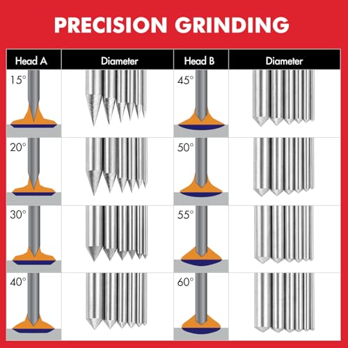 DIDUEMEN Dual-Head Tungsten Grinder