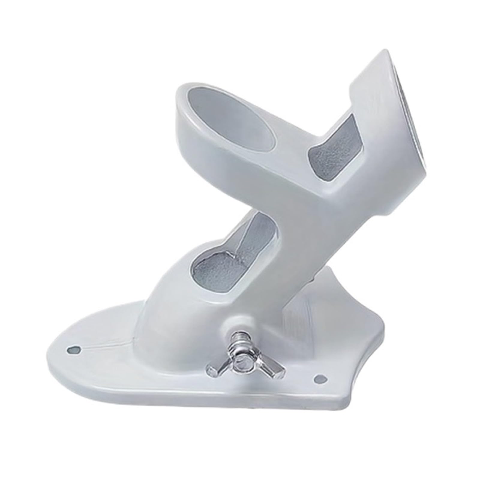 Support mât de drapeau anti vent en acier robuste avec kit de fixation