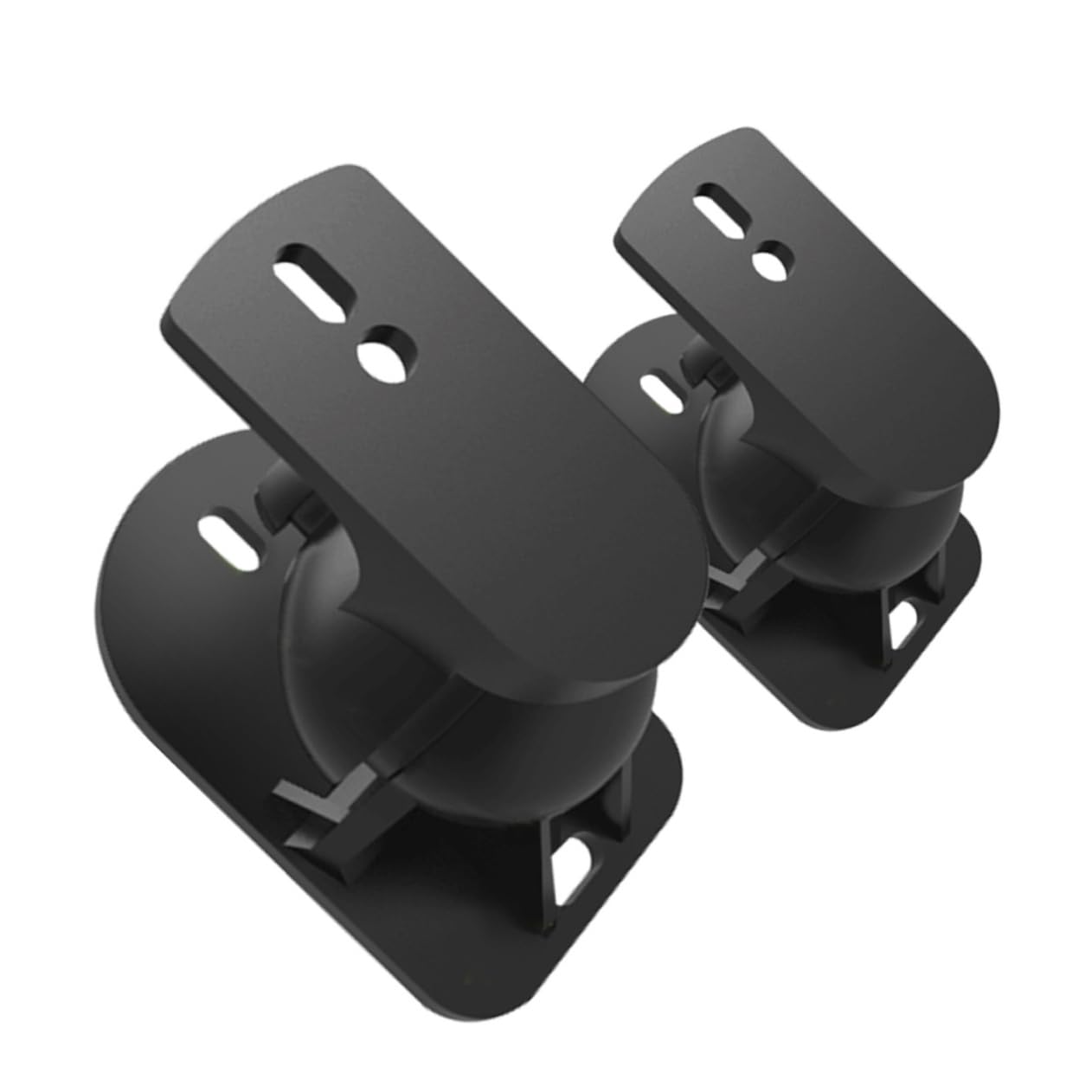 Soporte de altavoz de pared Hemobllo negro para sonido envolvente en casa