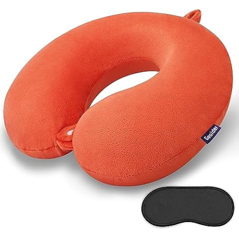 Gosider Oreiller de Voyage Orange Cover