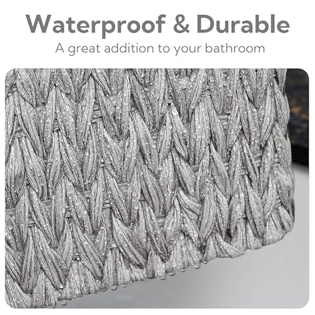 GRANNY SAYS Wicker Storage Baskets for Shelves, Wicker Baskets for Organizing, Small Baskets for Vanity, 3 Pack