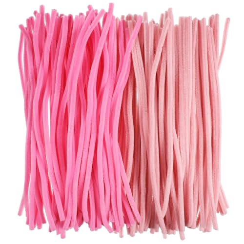 KALLORY Twisting Rods Set 200 Pcs Chenille Stems Pipe Cleaners for Crafting Fuzzy Craft Sticks Soft Flexible for Kids Adults