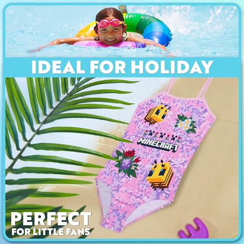 Image of Get Trend Swimsuit Girls Toddlers One Piece Bathing Suit Stretchy Swimwear Beach Pool