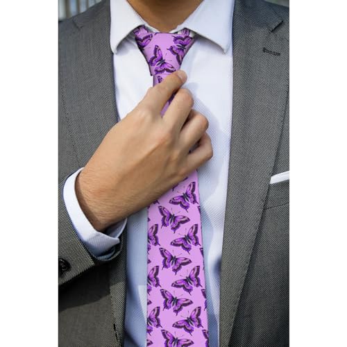 Flying Bird Blue Men's Tie Necktie Formal Business Suit for Men Wedding Groom Groomsmen Boyfriend4