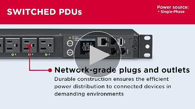 Amazon.com: CyberPower PDU41002 Switched PDU, 100-120V/20A