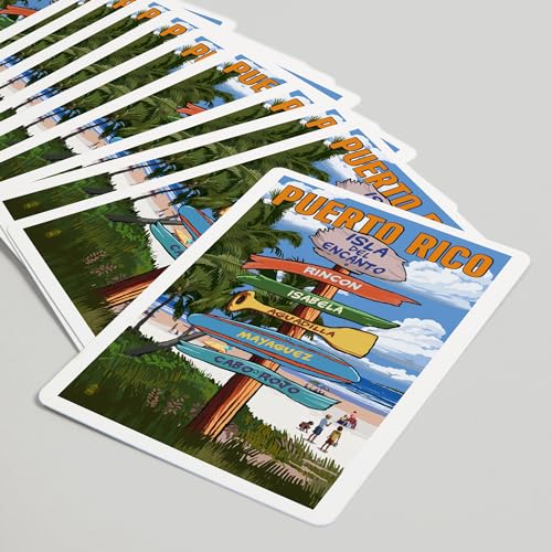 Baraja de poker Isla del Encanto Puerto Rico 52 cartas miniatura 5