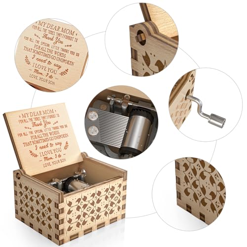 Image of Ucuber You are My Sunshine Music Box Gift for Mom from Son