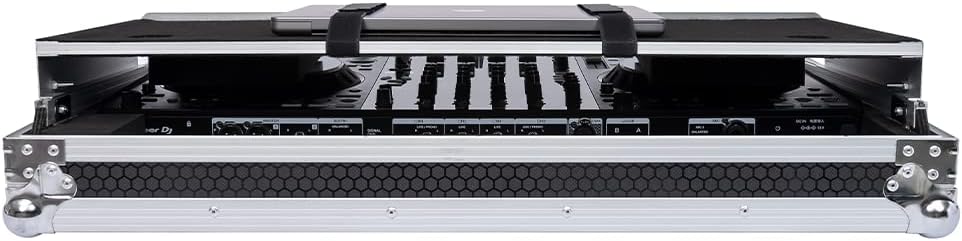 Headliner Flight Case Compatible with Pioneer DJ DDJ-FLX10 with Laptop Platform