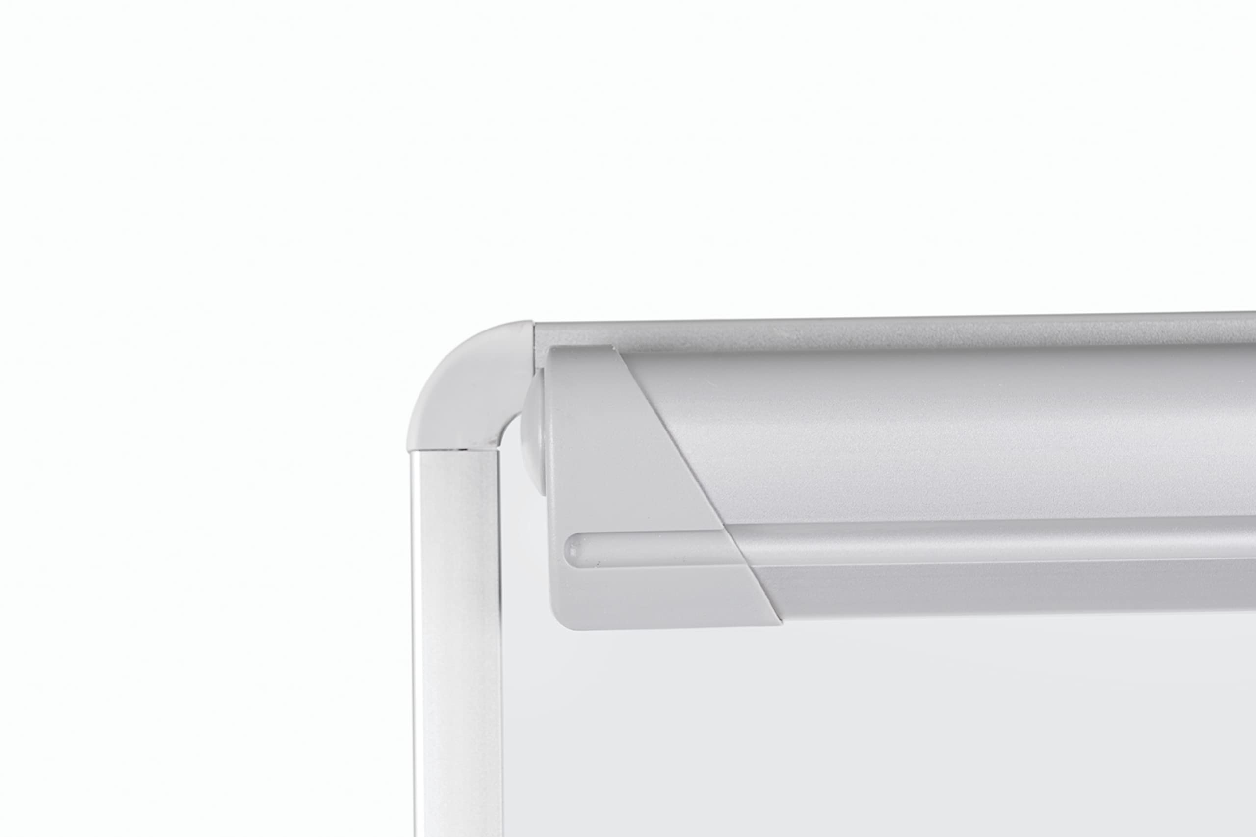 Bi-Office Earth Pizarra blanca magnética con caballete trípode para rotafolios, 70 x 100 cm (tamaño europeo), superficie de acero lacado, marco de aluminio y bandeja para rotuladores