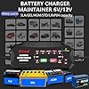 KATBO 4Amp Battery Charger, battery Maintainer 6V 12V 24V car battery charger, trickle charger for Car battery, Motorcycles, Lawn Tractors, Marine AGM, GEL, SLA,WET (LED indicator) #1