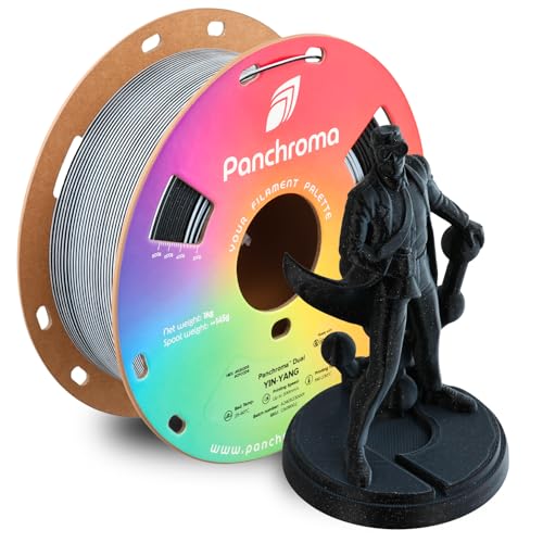 Image of Polymaker Panchroma Matte PLA Filament 1.75mm, High Speed Dual Yin-Yang PLA 1kg (2.2 lbs), Formerly Polyterra Clog-Free 3D Printer Filament, Accuracy + /- 0.02mm, Fits FDM Printers