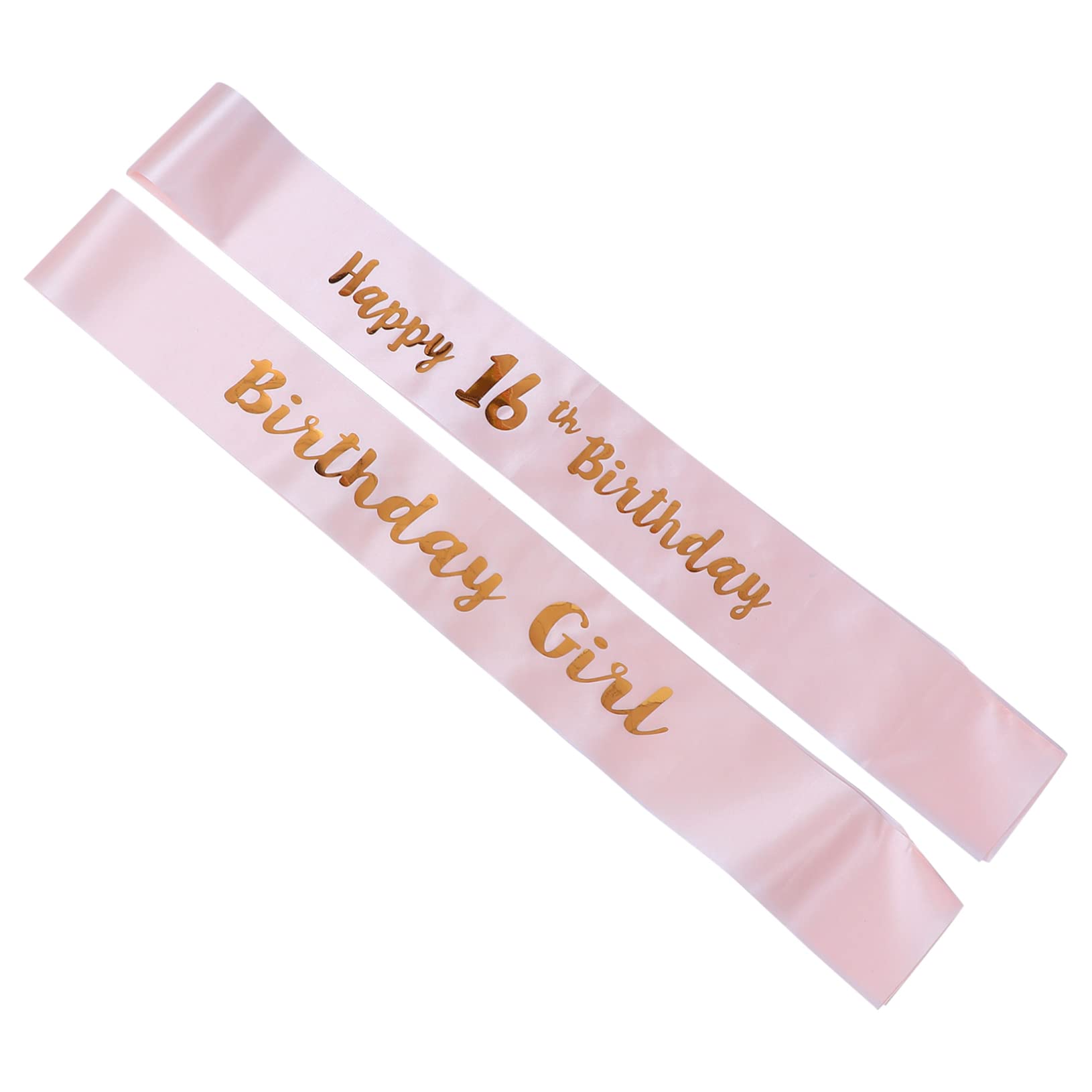 OKUMEYR Sash for Birthday Party 2pcs Women's Party Girl Sash Comfortable Fit and Sturdy Material
