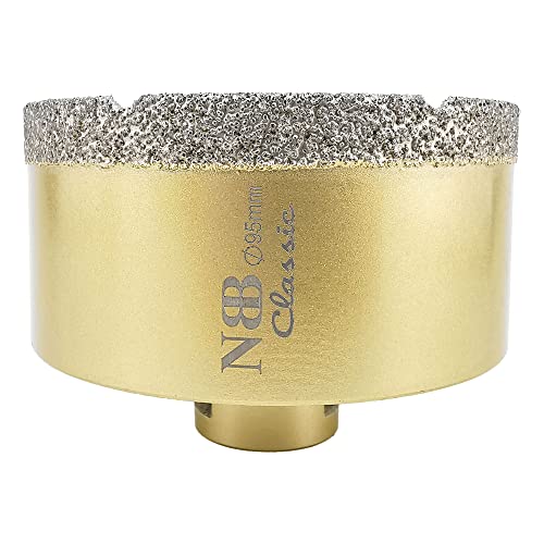 NBB vacuum brazed diamond hole saw with M14, Classic Golden type
