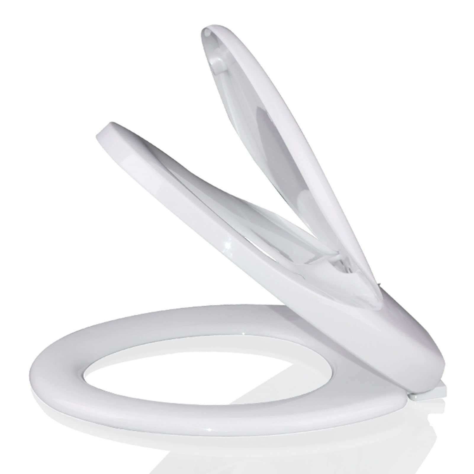 Soft Close Close, Adjustable, Lightweight, Durable, Portable, User-Friendly, Compact Durable Construction, Elongated, Toilet, Seats, Standard, Toilets, Universal