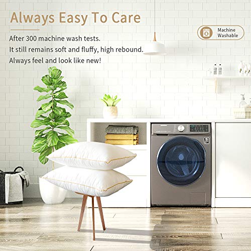 Neipota King Size Pillows, Pillows King Size Set Of 2 Down Alternative Bed Pillows & Positioners, Cooling And Firm Fluffy Hotel King Pillow 2 Pack For Sleeping Almohadas, Machine Washable 20" X 36" #TOP5