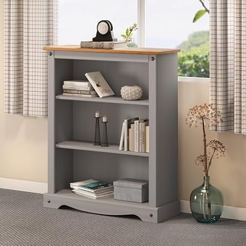 Mercers Furniture Corona Grey Wax Small Bookcase Cover
