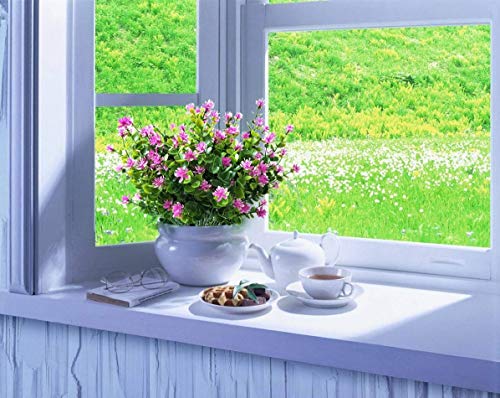 Ksnnrsng-4-pezzi-Fiori-Artificiali-Finti-Piante-Artificiale-Arbusti-Ramo-Resistente-ai-Raggi-UV-Balcone-per-Giardino-Decorazioni-Esterna-Della-Scatola-di-Del-Cortile-Della-Finestra-di-Casa-Rosa