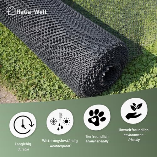 HaGa Mardermatte 2m Breite – Umweltfreundlicher Marderschreck Auto – Robuster Marderschutz für Auto – Marderabwehr befahrbar (Meterware)