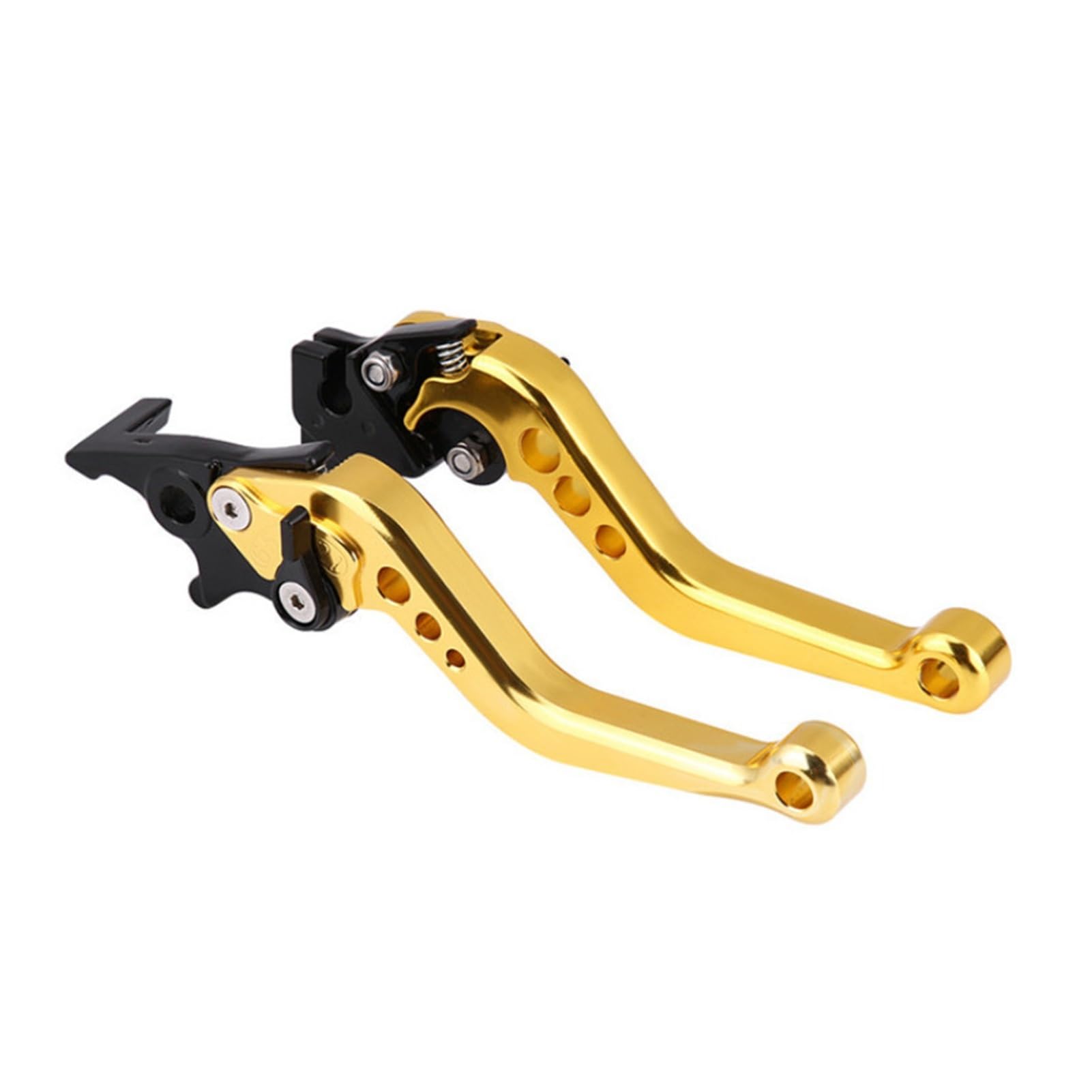 Myzzo Gold Motorcycle Brake Lever Alloy Brake Clutch Drum Lever Handles Universal For Motorbike Modification(Gold)