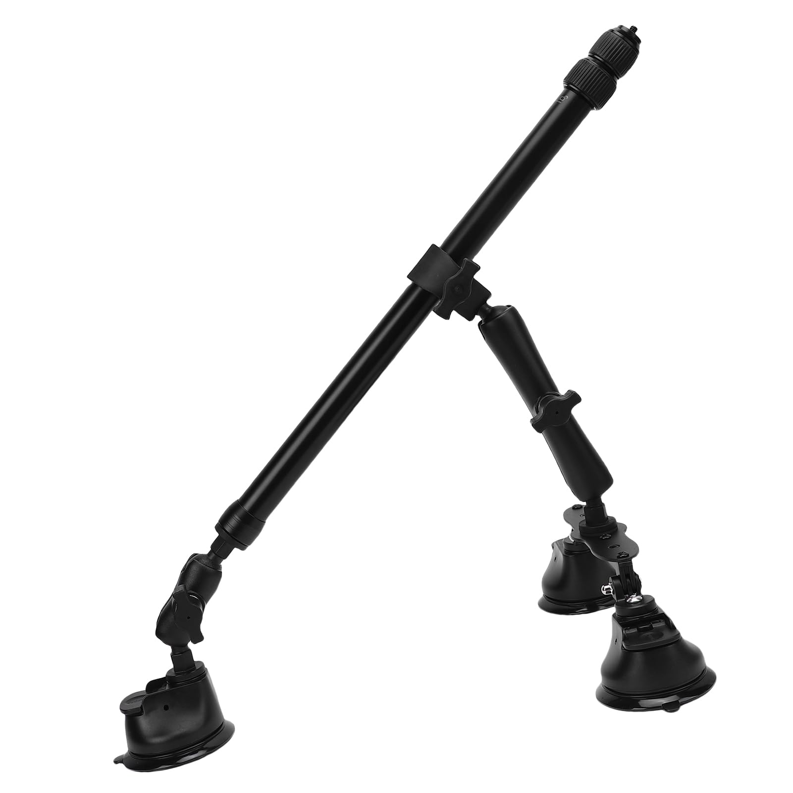 Kit di montaggio a ventosa compatibile con fotocamera X5 X4 X3 X2, supporto da tetto per auto con ventose in silicone da 3,3 pollici, braccio flessibile, bastone selfie 45-120 cm