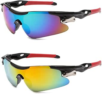 Occhiali Da Sole Polarizzati Sportivi Uomo - Ciclismo, UV400, Antiriflesso, Leggeri E Comodi - Foto 8