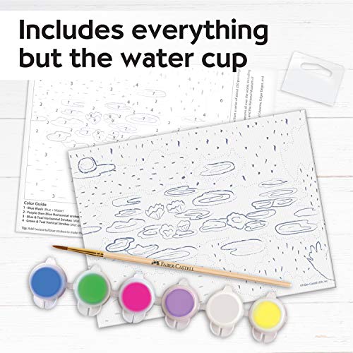 Faber-Castell Museum Series Paint by Numbers - Claude Monet Water Lilies - Number Painting for Kids and Adult Beginners by Faber-Castell - Image 3