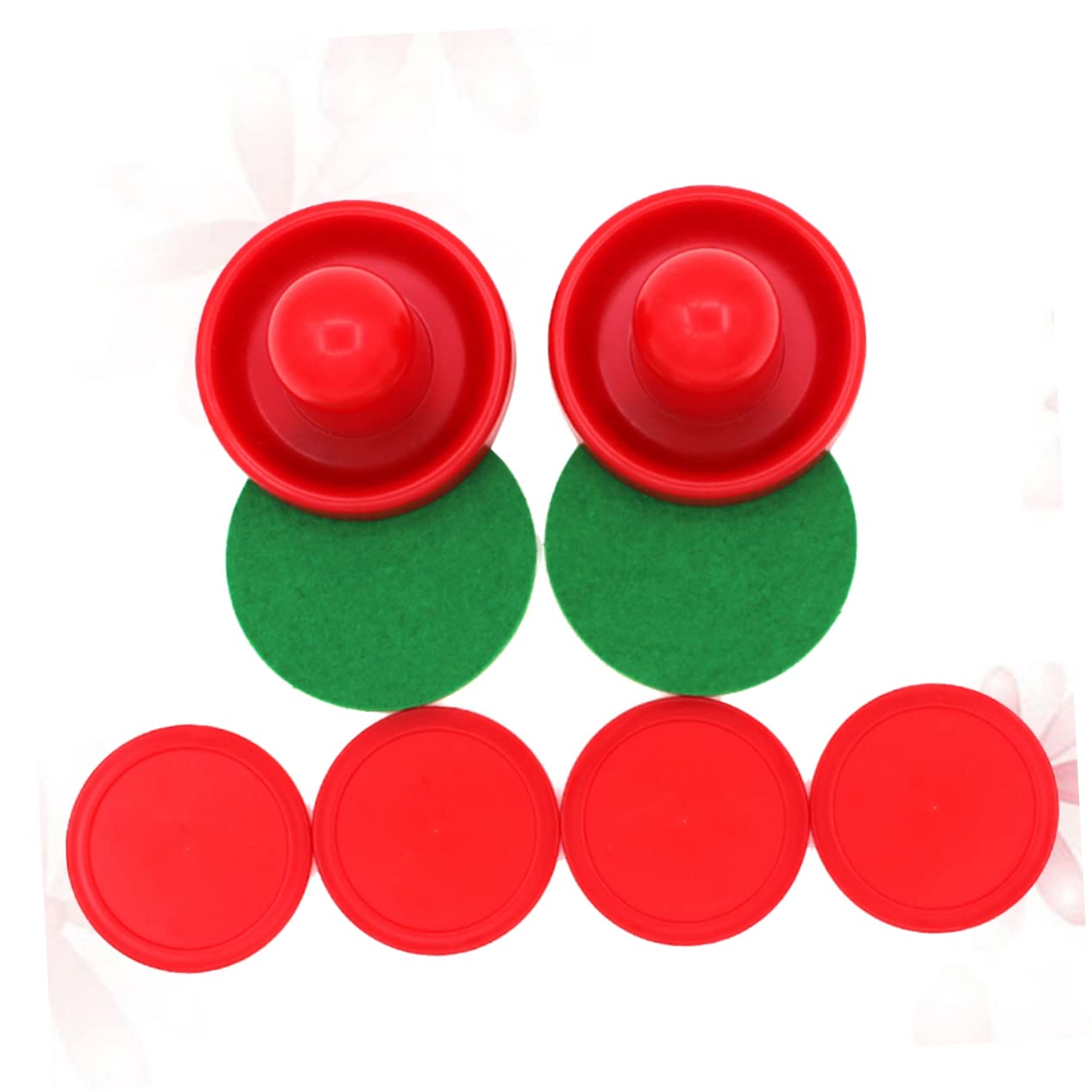YARNOW Accessori Per Hockey Disco Da Air Hockey Partita Di Hockey Tavolo Da Air Hockey Sostituzione Dei Paddle Delle Maniglie Da Hockey L'hockey Gestisce Le Racchette Rosso