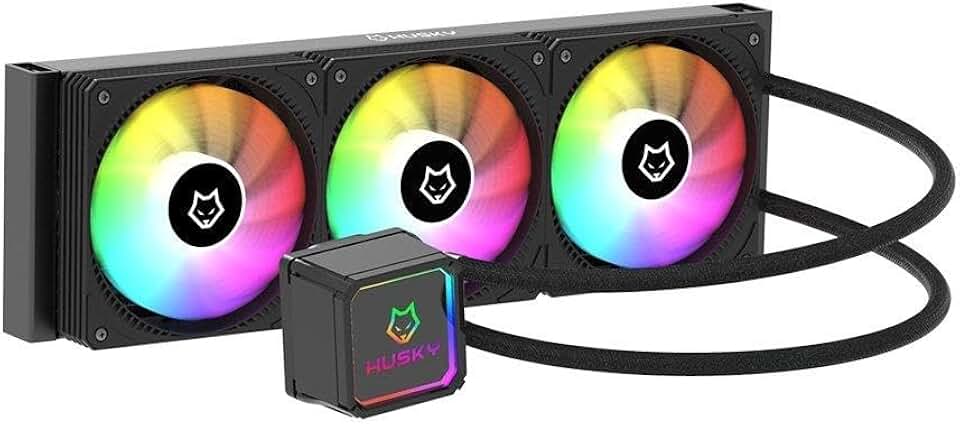 Water Cooler Husky Freezy, Iluminação Argb, 360mm, Amd e Intel, Preto - Hwt300pt