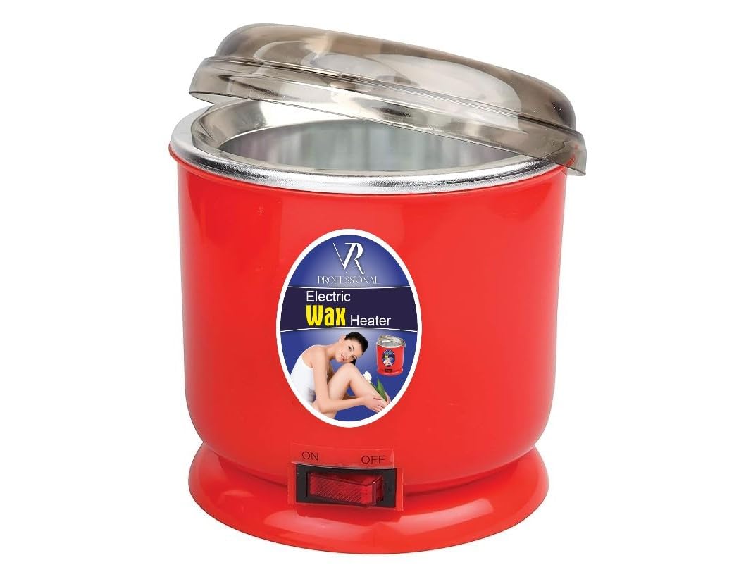 Red Electric Wax Heater for Hair Removal – Fast Heating Wax Melter with Shock-Proof Cord, On/Off Switch, Removable Lid, Durable Body – Home & Salon Use-image-26