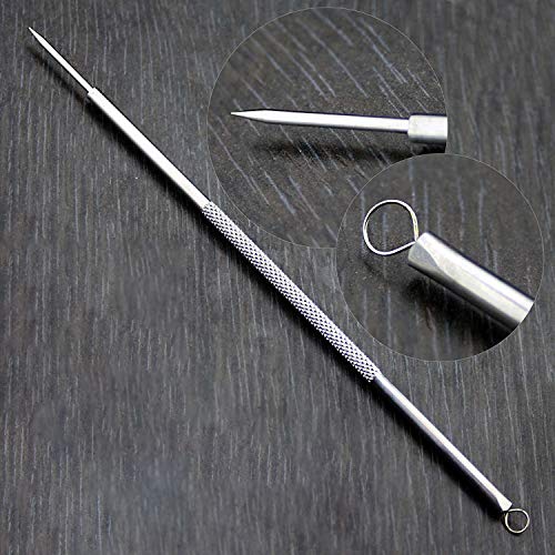 Stainless Steel Made Blackhead Whitehead Pimple Acne Blemish Comedone Extractor Remover Tool