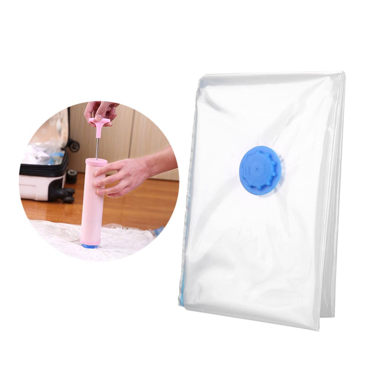 Vakuum Aufbewahrungsbeutel 10 Stück 70x100cm für Kleidung