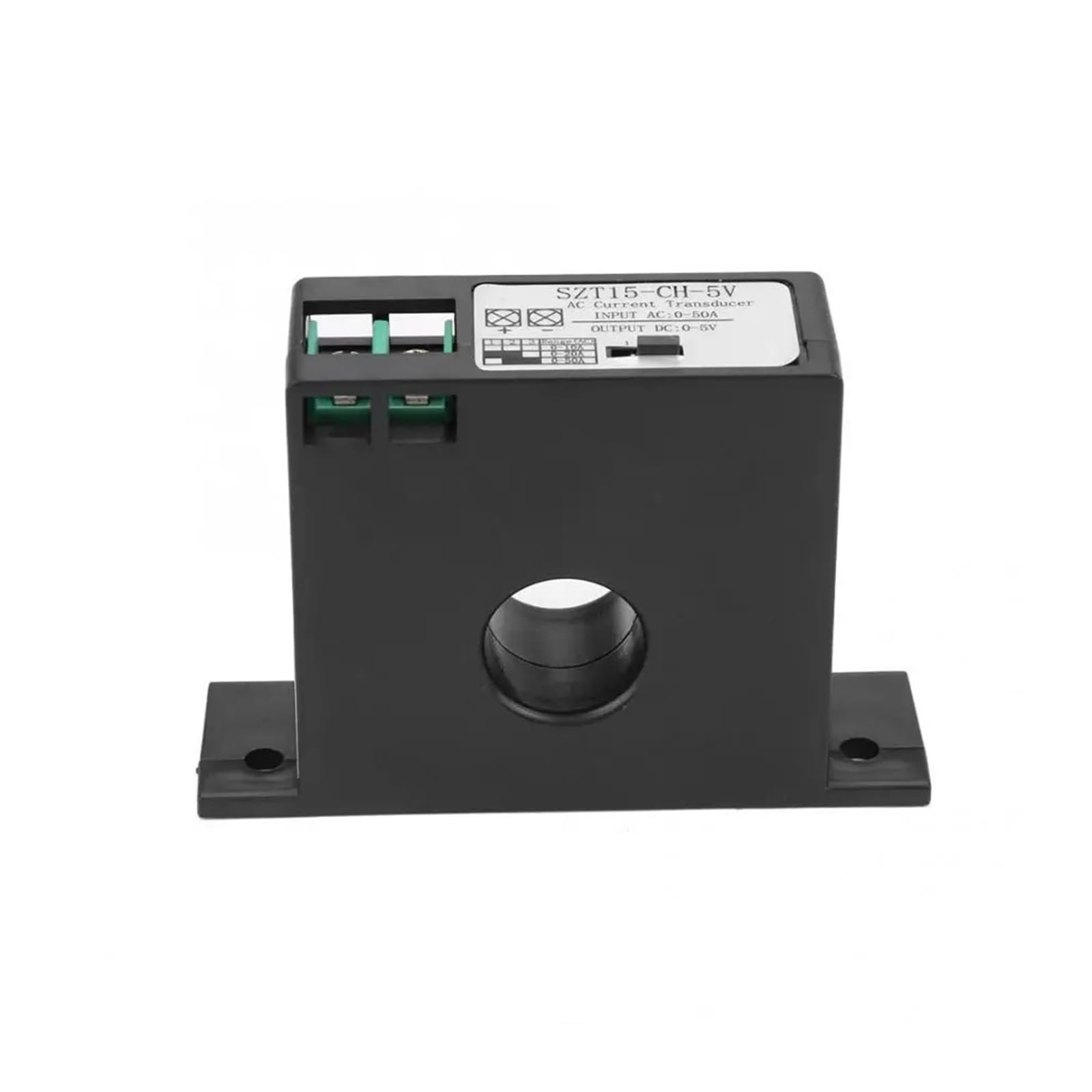 QRUYHBAJU Pressure transducer AC Current Transducer Transmitter Current Mutual Inductor AC 0-50A to DC 0-5V SZT15-CH-5V