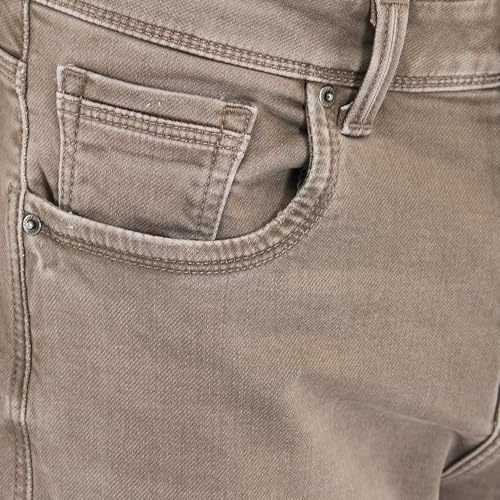 Image of Spykar Men's Kano Slim Fit Mid-Rise Jeans (Ankle Length)