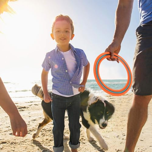 3 pcs 25 CM Flying Ring Wurfring,tosy Flying Ring,strand spielzeug,wurfring-spielspielzeug,kinder outdoor spiele Anzug,Ultimativer Urlaub im Freien, Schulspielplatz, Park, Poolspaß(gelb, orange, rosa)