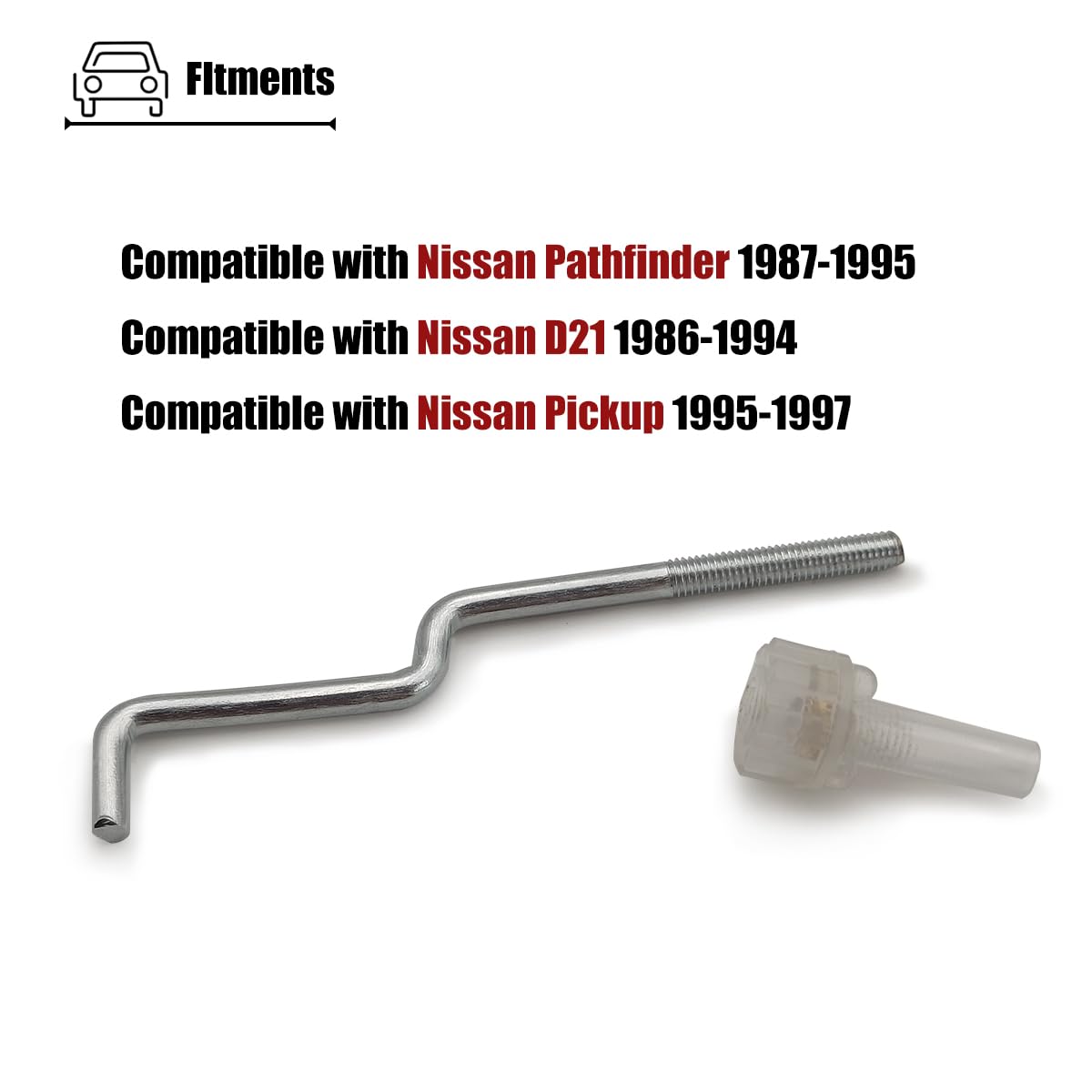 Amazon.com: LXROAR01 Exterior Door Handle Lock Rod Compatible with