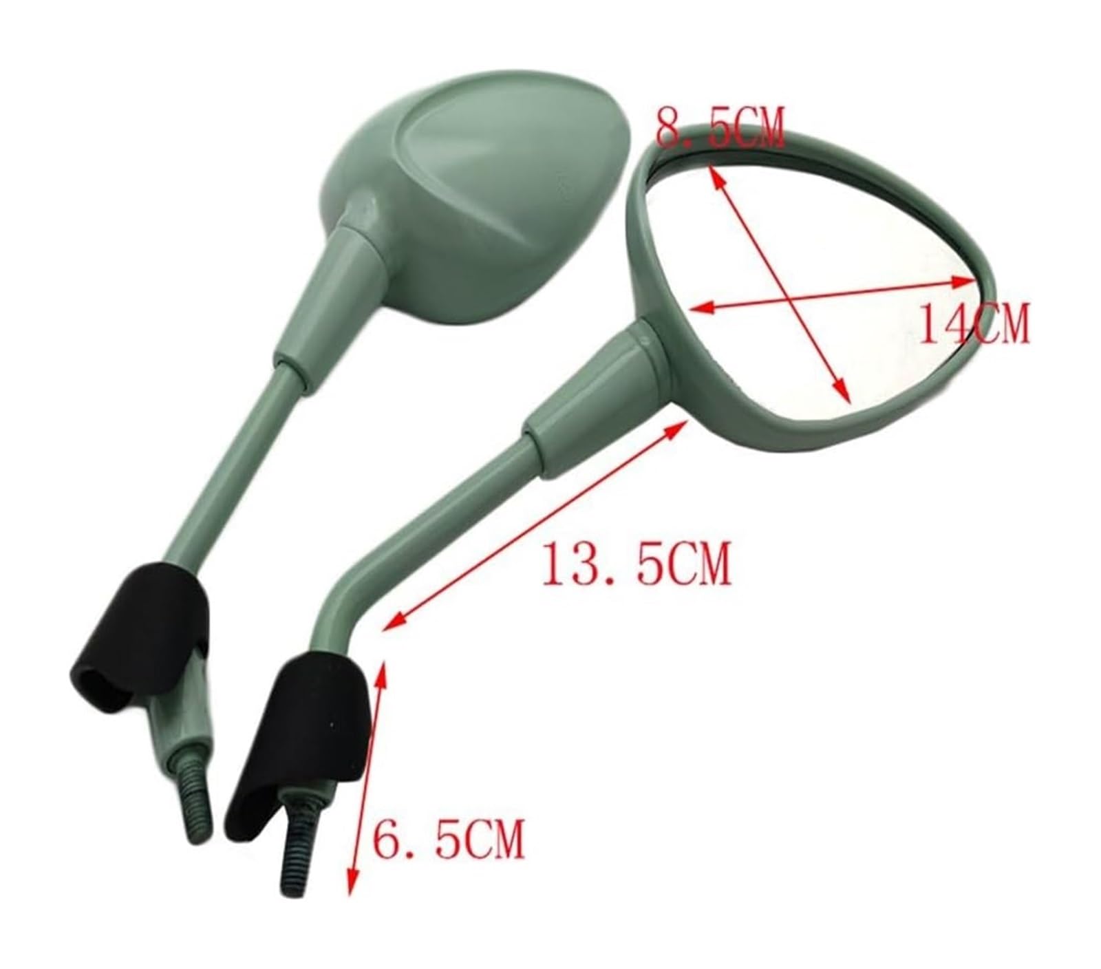 Juego de Espejos retrovisores para Motocicleta Vespa Sprint Primavera 150 Accesorios para Motocicleta Espejos retrovisores (Amarillo)