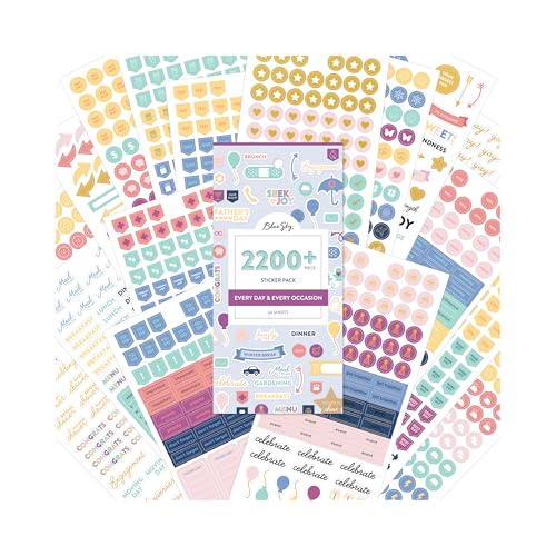 Blue Sky Every Day & Every Occasion 2200+ Sticker Pack,