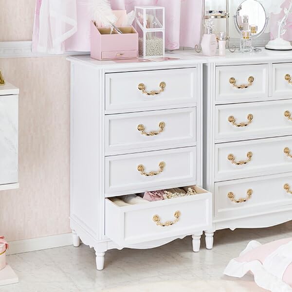 ロマプリ ワイドチェスト ロマンティックプリンセス 姫系 姫家具 ロマプリ ワイドチェスト ロマンティックプリンセス 姫系 姫家具