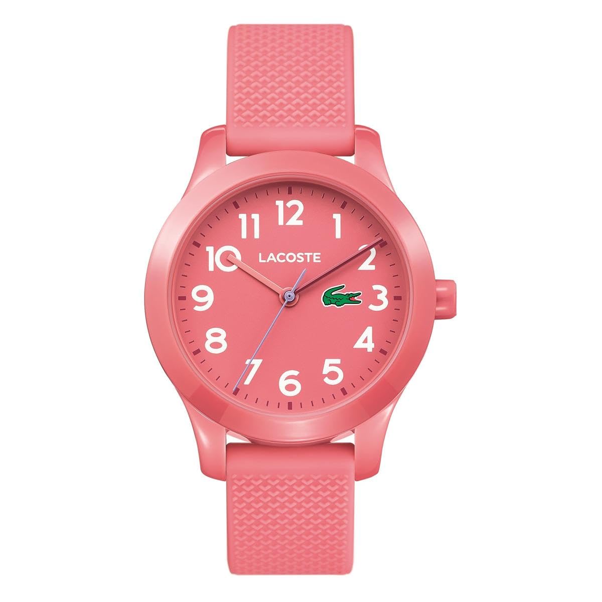 Lacoste Kids's Pink Dial Pink Silicone Watch - 2030006