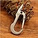 SZHOWORLD Small Titanium Carabiner with Folding Knife, EDC Multitool Keychain Clip Box Cutter, Perfect for Everyday Carry, Outdoor,Office,Camping,Hiking